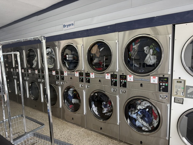 Speed Queen dryers at Sum Beach Laundry St Petersburg